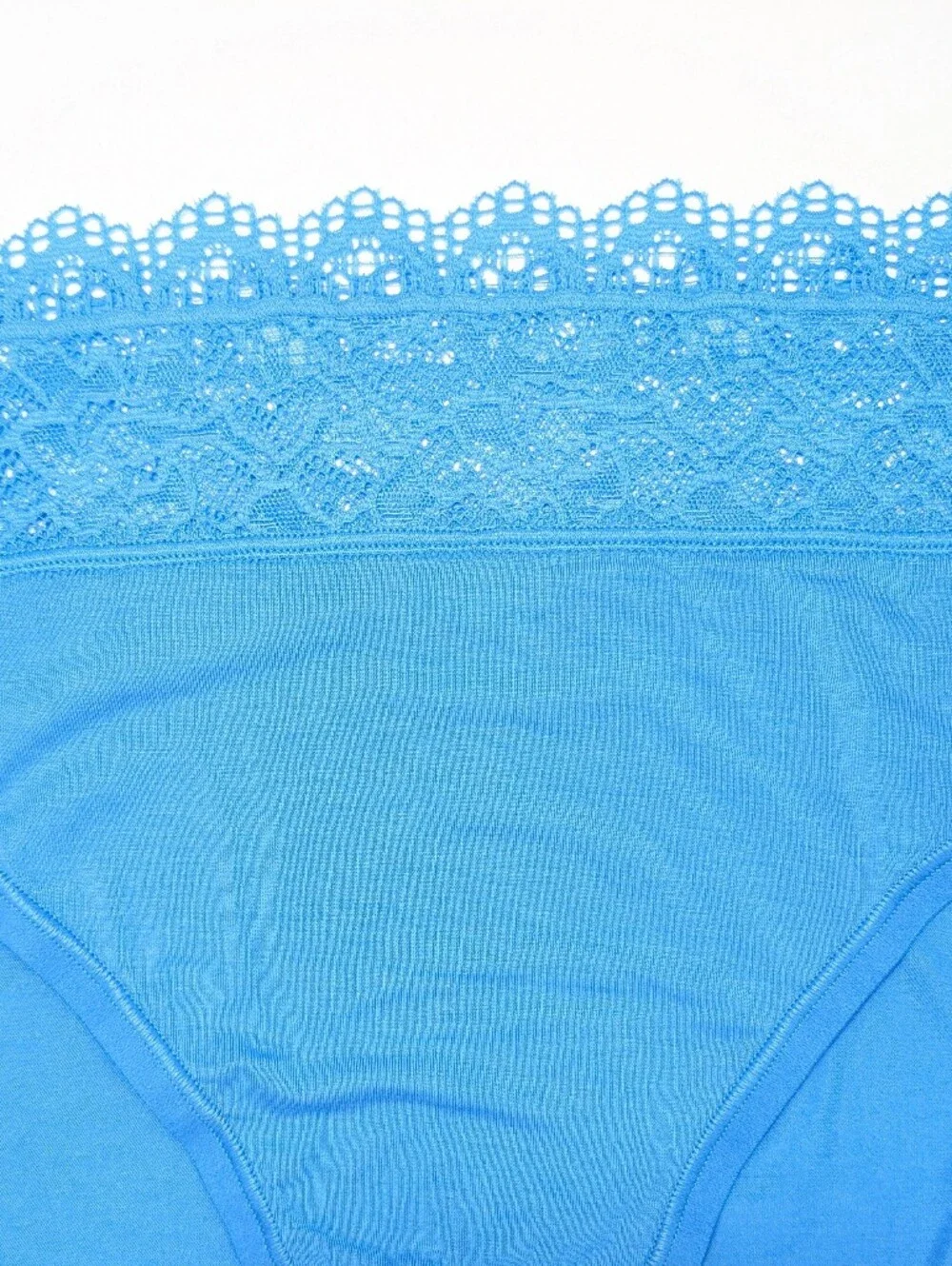 Soma Embraceable Lace High Leg Panty XL New Women Underwear blue super soft
